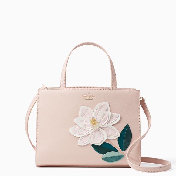 NWT Kate Spade Swamped Magnolia Sam Satchel - Picture 1 of 7